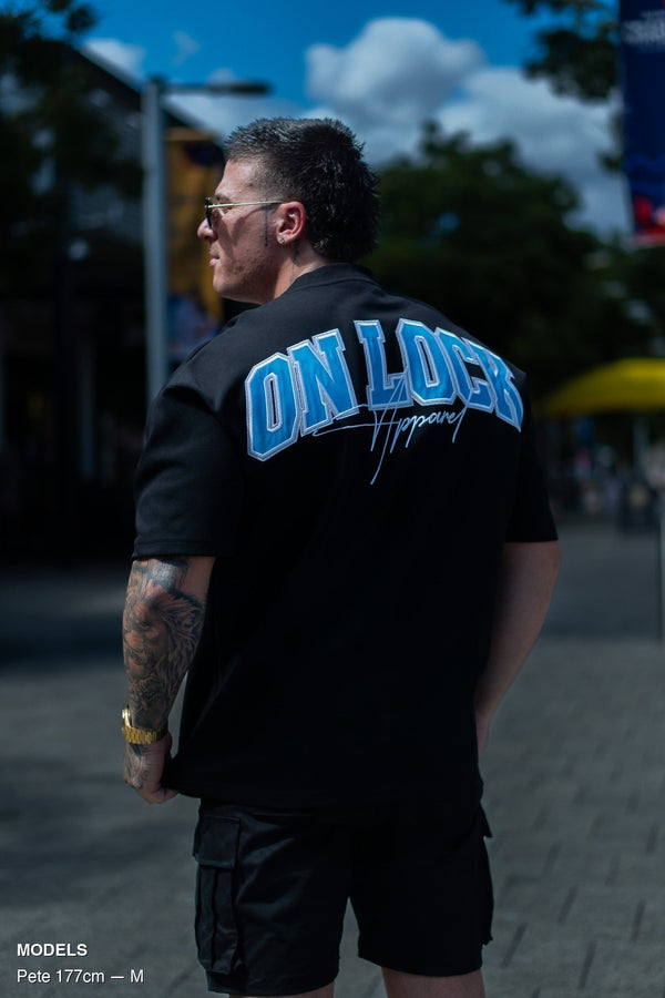 MONOLITH TEE - BLACK FT. BLUE