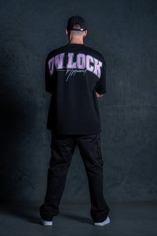 MONOLITH TEE - BLACK FT. PINK - TEESOn Lock Apparel35751852282641