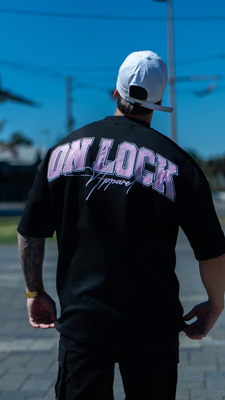 MONOLITH TEE - BLACK FT. PINK - TEESOn Lock Apparel35751852282641