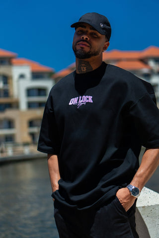 MONOLITH TEE - BLACK FT. PINK - TEESOn Lock Apparel35751852282641