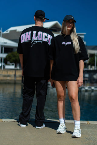 MONOLITH TEE - BLACK FT. PINK - TEESOn Lock Apparel35751852282641