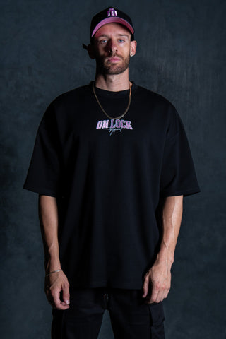 MONOLITH TEE - BLACK FT. PINK - TEESOn Lock Apparel35751852282641