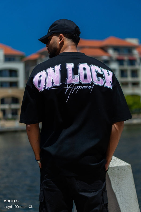 MONOLITH TEE - BLACK FT. PINK