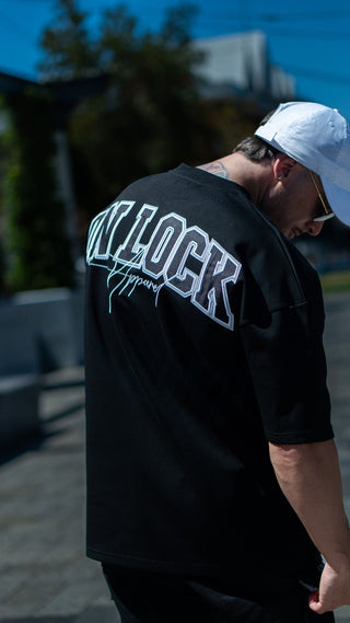 MONOLITH TEE - BLACK ON BLACK - TEESOn Lock Apparel35751851036305