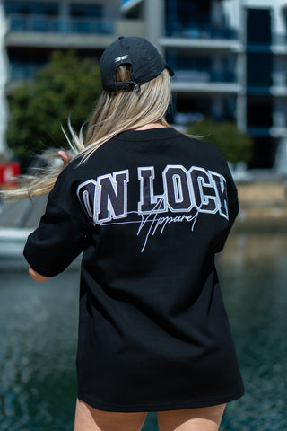 MONOLITH TEE - BLACK ON BLACK - TEESOn Lock Apparel35751851036305