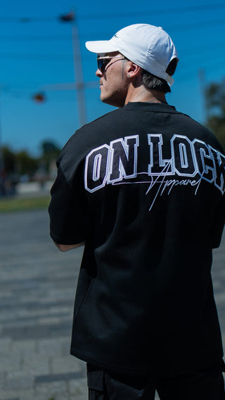 MONOLITH TEE - BLACK ON BLACK - TEESOn Lock Apparel35751851036305
