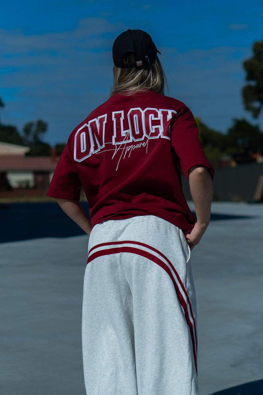 MONOLITH TEE - BLOOD RED - TEESOn Lock Apparel35751853237937