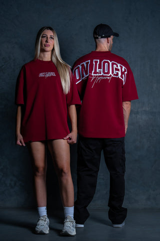 MONOLITH TEE - BLOOD RED - TEESOn Lock Apparel35751853237937