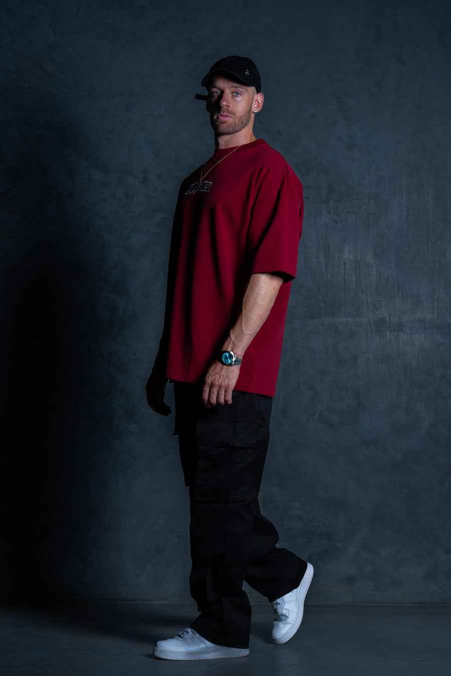 MONOLITH TEE - BLOOD RED - TEESOn Lock Apparel35751853237937