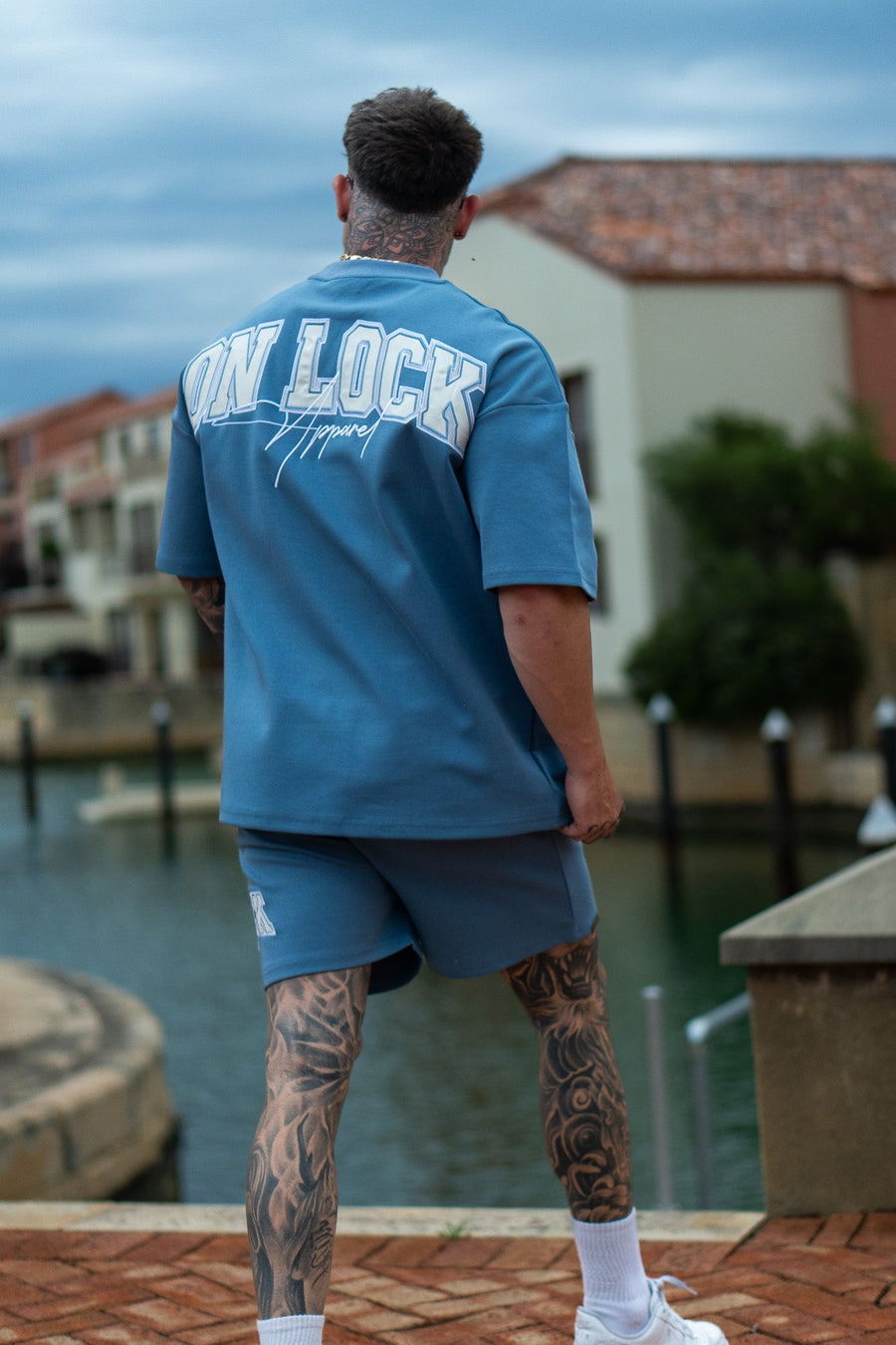 MONOLITH TEE - CERULEAN BLUE - TEESOn Lock Apparel