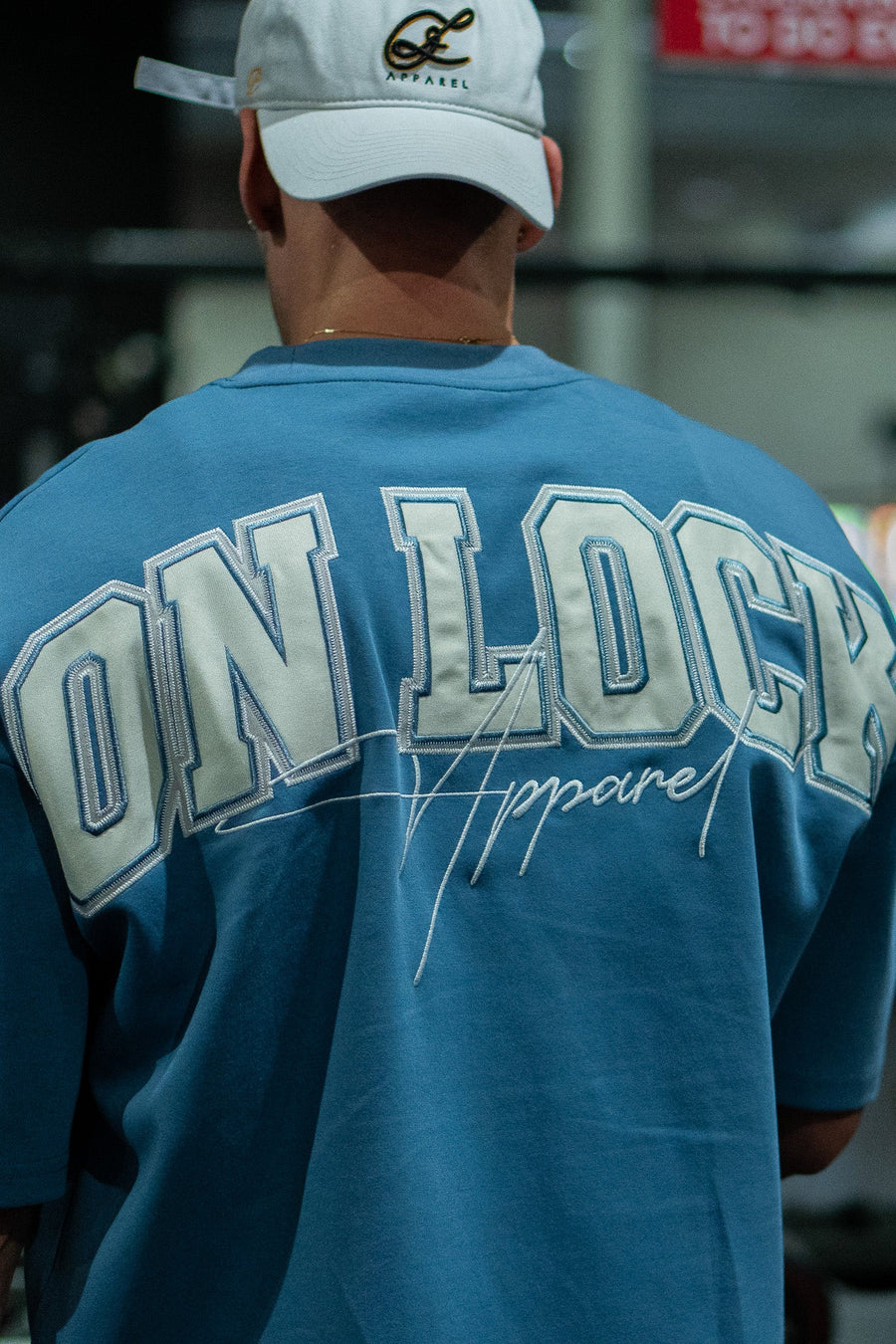 MONOLITH TEE - CERULEAN BLUE - TEESOn Lock Apparel