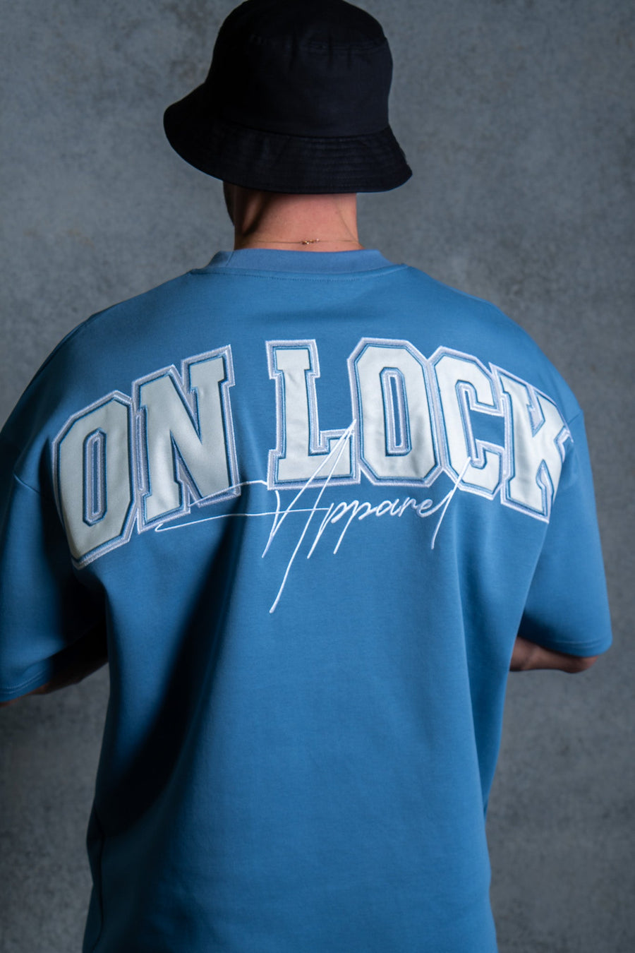 MONOLITH TEE - CERULEAN BLUE - TEESOn Lock Apparel