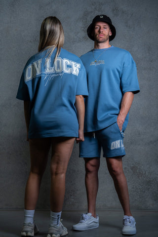 MONOLITH TEE - CERULEAN BLUE - TEESOn Lock Apparel