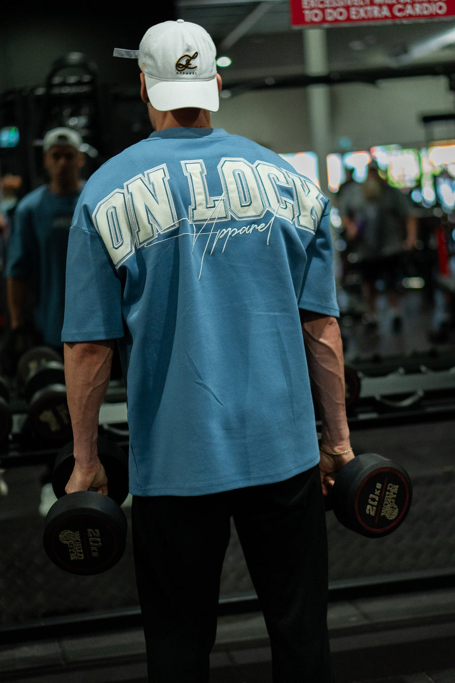 MONOLITH TEE - CERULEAN BLUE - TEESOn Lock Apparel