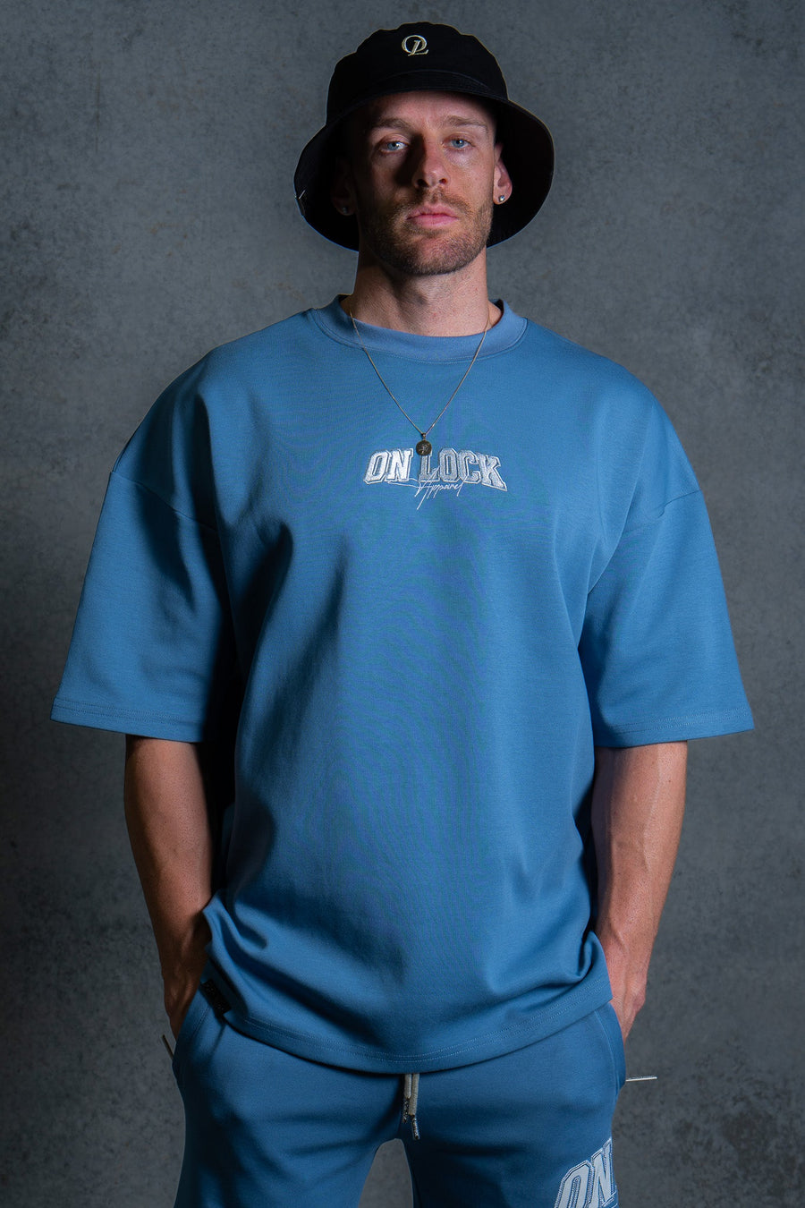 MONOLITH TEE - CERULEAN BLUE - TEESOn Lock Apparel