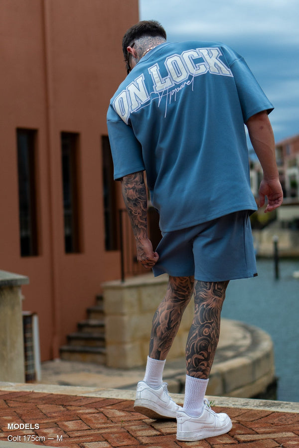 MONOLITH TEE - CERULEAN BLUE