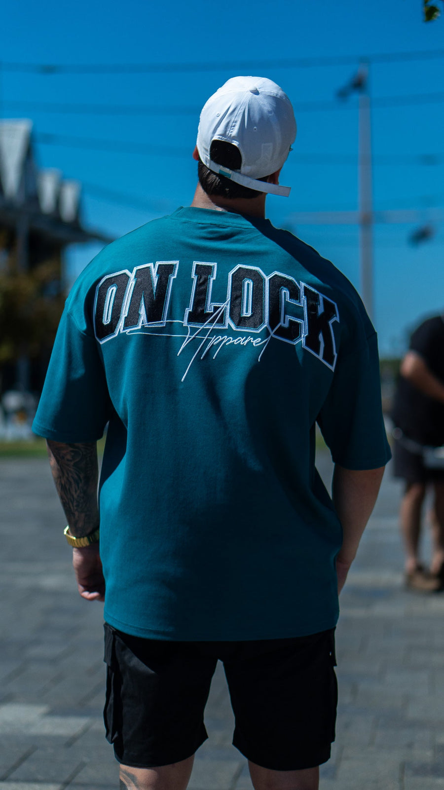 MONOLITH TEE - DEEP TEAL - TEESOn Lock Apparel35751851679249