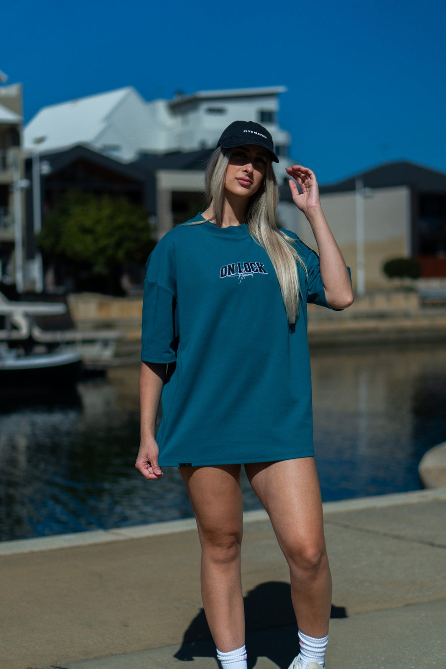 MONOLITH TEE - DEEP TEAL - TEESOn Lock Apparel35751851679249