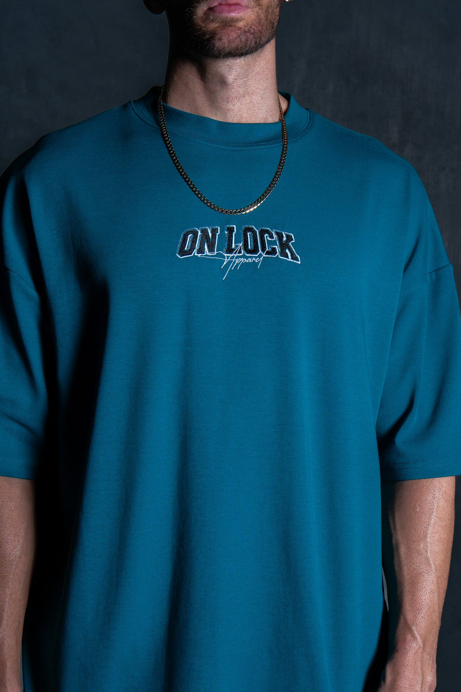 MONOLITH TEE - DEEP TEAL - TEESOn Lock Apparel35751851679249