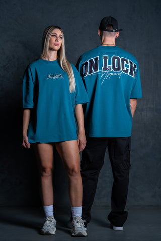 MONOLITH TEE - DEEP TEAL - TEESOn Lock Apparel35751851679249