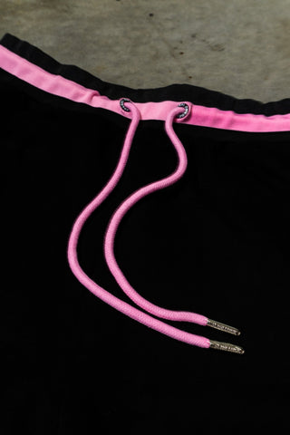 OL SERIES SWEATPANTS - PITCH BLACK FT. PINK - On Lock Apparel XS SWEATPANTS
