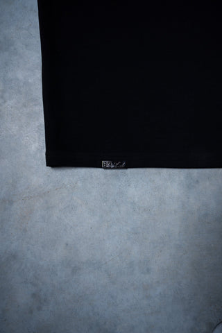 OL SERIES TEE - PITCH BLACK FT. ARCTIC BLUE - TEESOn Lock Apparel35751853531377
