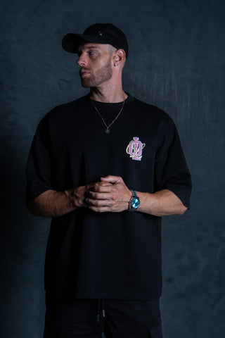 OL SERIES TEE - PITCH BLACK FT. PINK - TEESOn Lock Apparel35751853192305
