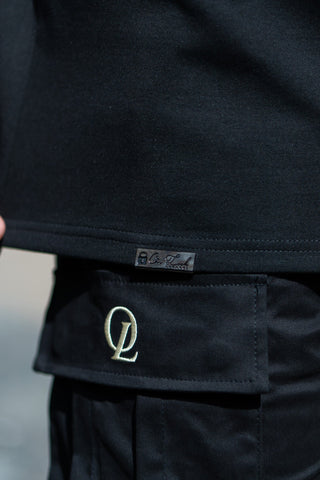 OL SERIES TEE - PITCH BLACK FT. PINK - TEESOn Lock Apparel35751853192305