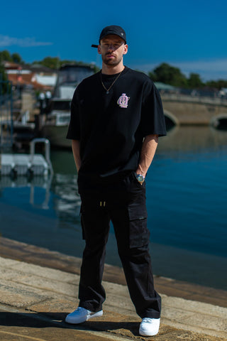 OL SERIES TEE - PITCH BLACK FT. PINK - TEESOn Lock Apparel35751853192305
