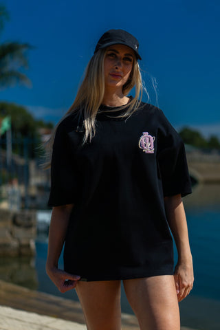 OL SERIES TEE - PITCH BLACK FT. PINK - TEESOn Lock Apparel35751853192305