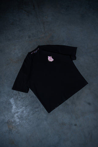 OL SERIES TEE - PITCH BLACK FT. PINK - TEESOn Lock Apparel35751853192305