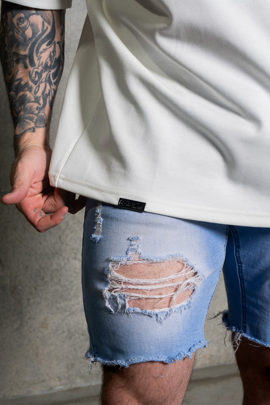 OL SERIES TEE - SOFT WHITE - On Lock Apparel XS TEES