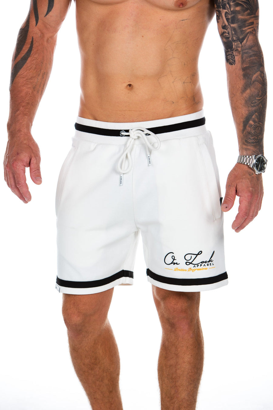 POSITIVE PROGRESSIONS SHORTS - SOFT WHITE - On Lock Apparel XS SHORTS