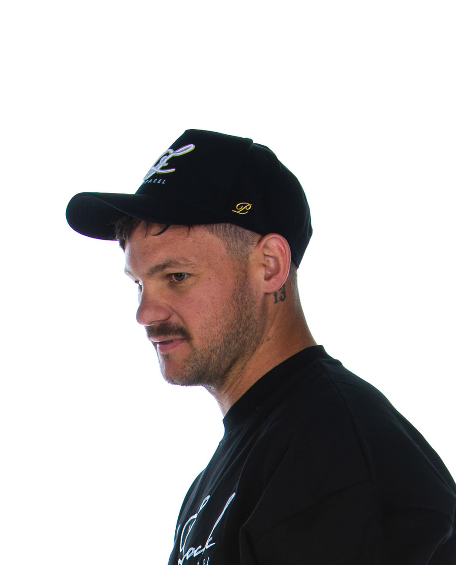 POSITIVE PROGRESSIONS STRAP BACK - PITCH BLACK - On Lock Apparel Default Title HEADWEAR