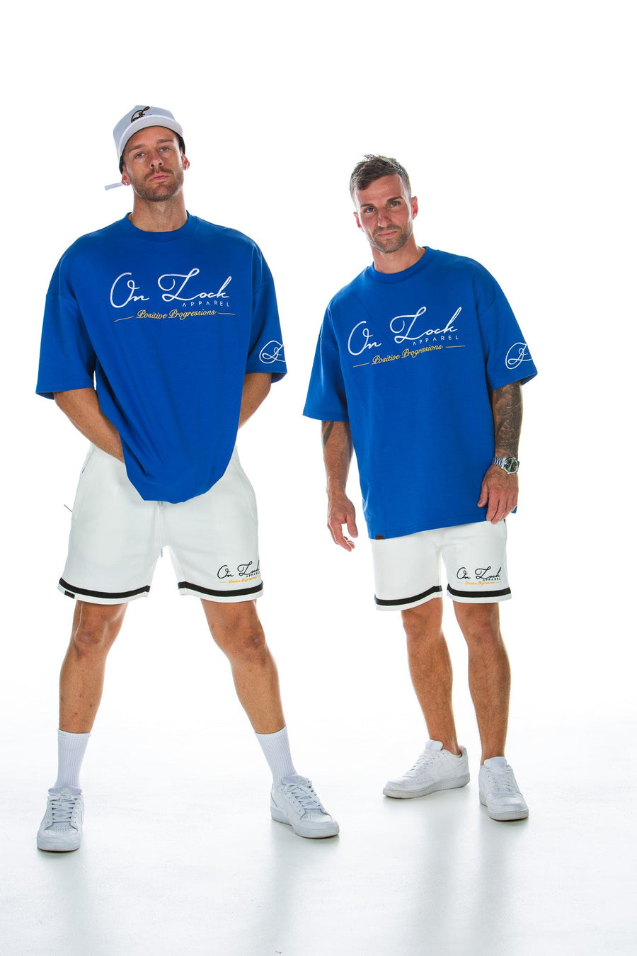 POSITIVE PROGRESSIONS TEE - COBALT BLUE - On Lock Apparel XS TEES