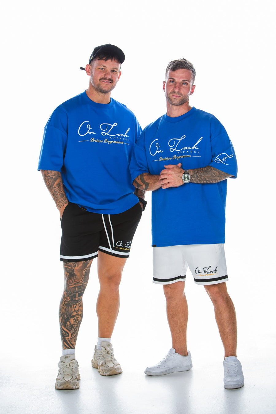 POSITIVE PROGRESSIONS TEE - COBALT BLUE - On Lock Apparel XS TEES