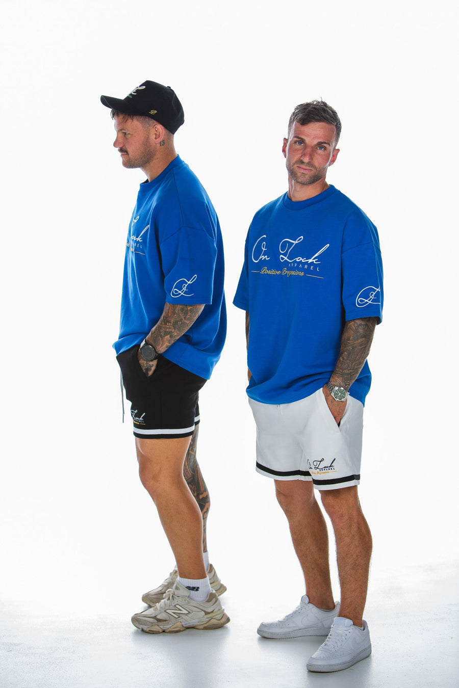 POSITIVE PROGRESSIONS TEE - COBALT BLUE - On Lock Apparel XS TEES
