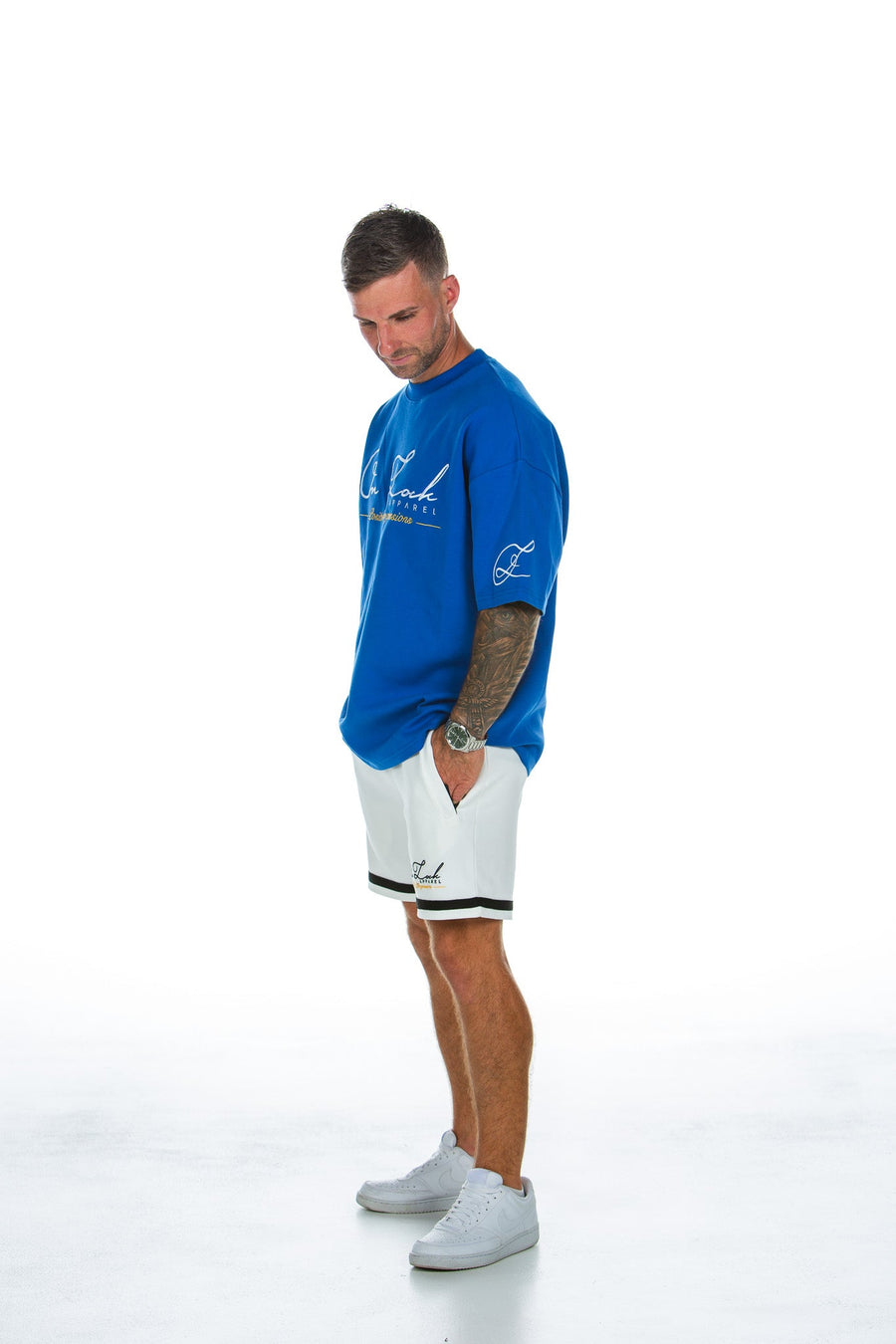 POSITIVE PROGRESSIONS TEE - COBALT BLUE - On Lock Apparel XS TEES