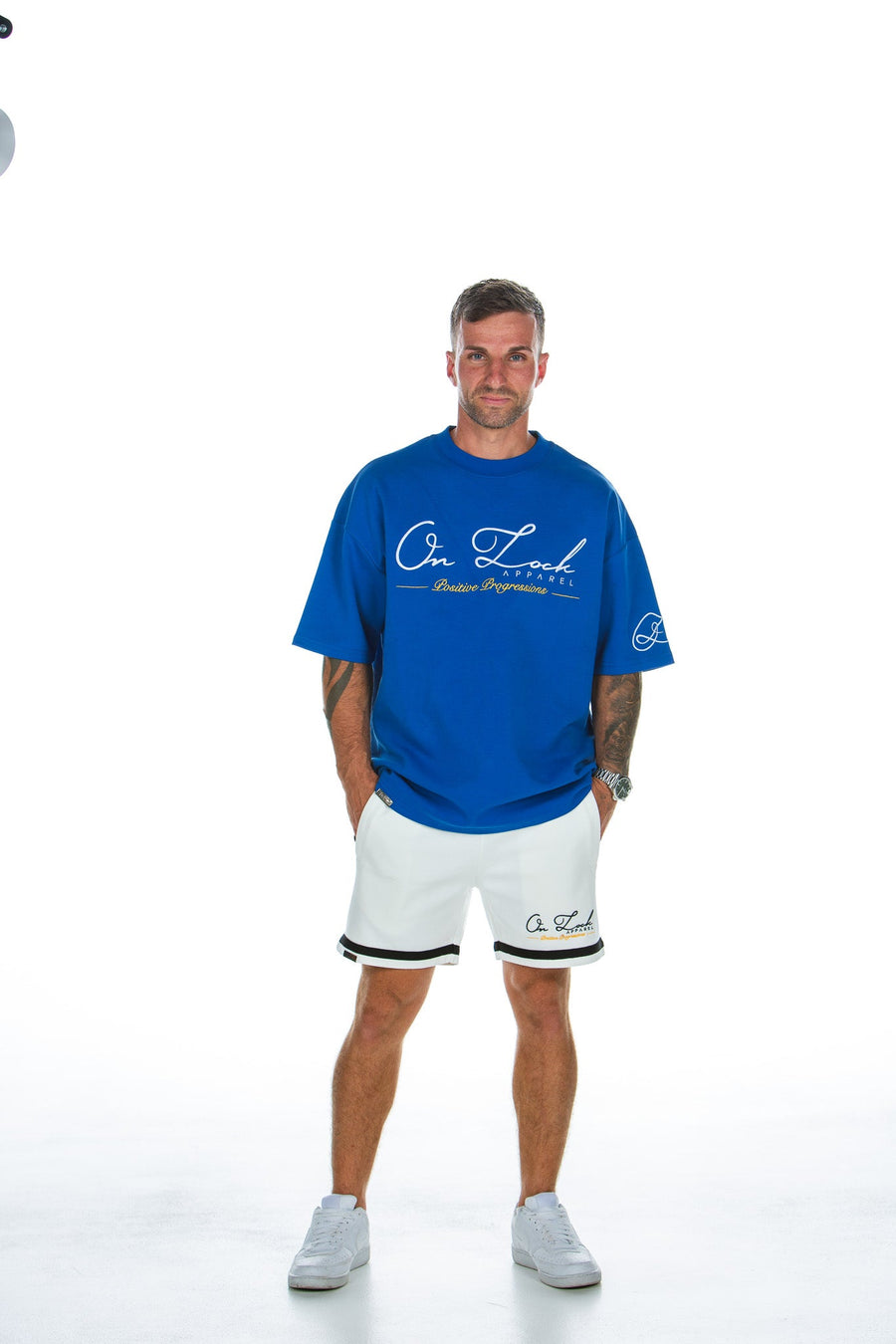POSITIVE PROGRESSIONS TEE - COBALT BLUE - On Lock Apparel XS TEES