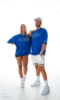 POSITIVE PROGRESSIONS TEE - COBALT BLUE