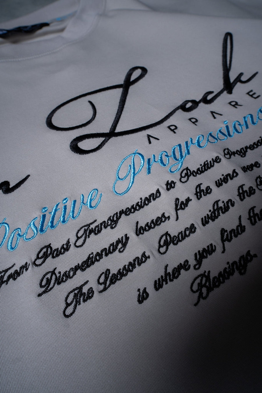 POSITIVE PROGRESSIONS TEE - PLATINUM - TEESOn Lock Apparel35751859049489