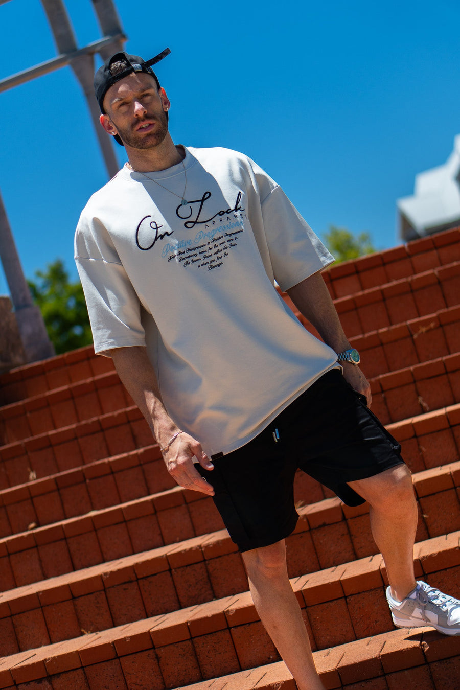 POSITIVE PROGRESSIONS TEE - PLATINUM - TEESOn Lock Apparel35751859049489