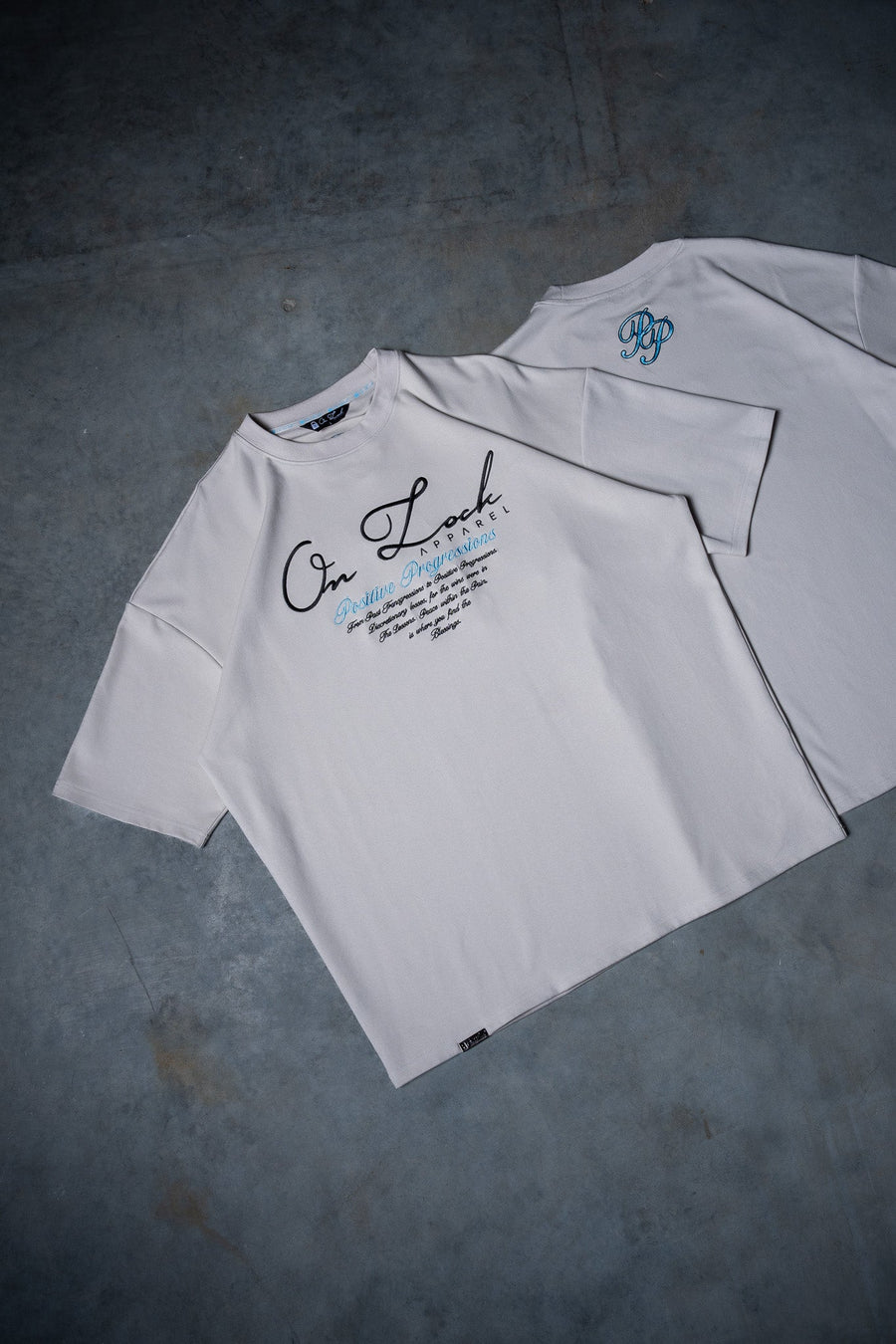 POSITIVE PROGRESSIONS TEE - PLATINUM - TEESOn Lock Apparel35751859049489