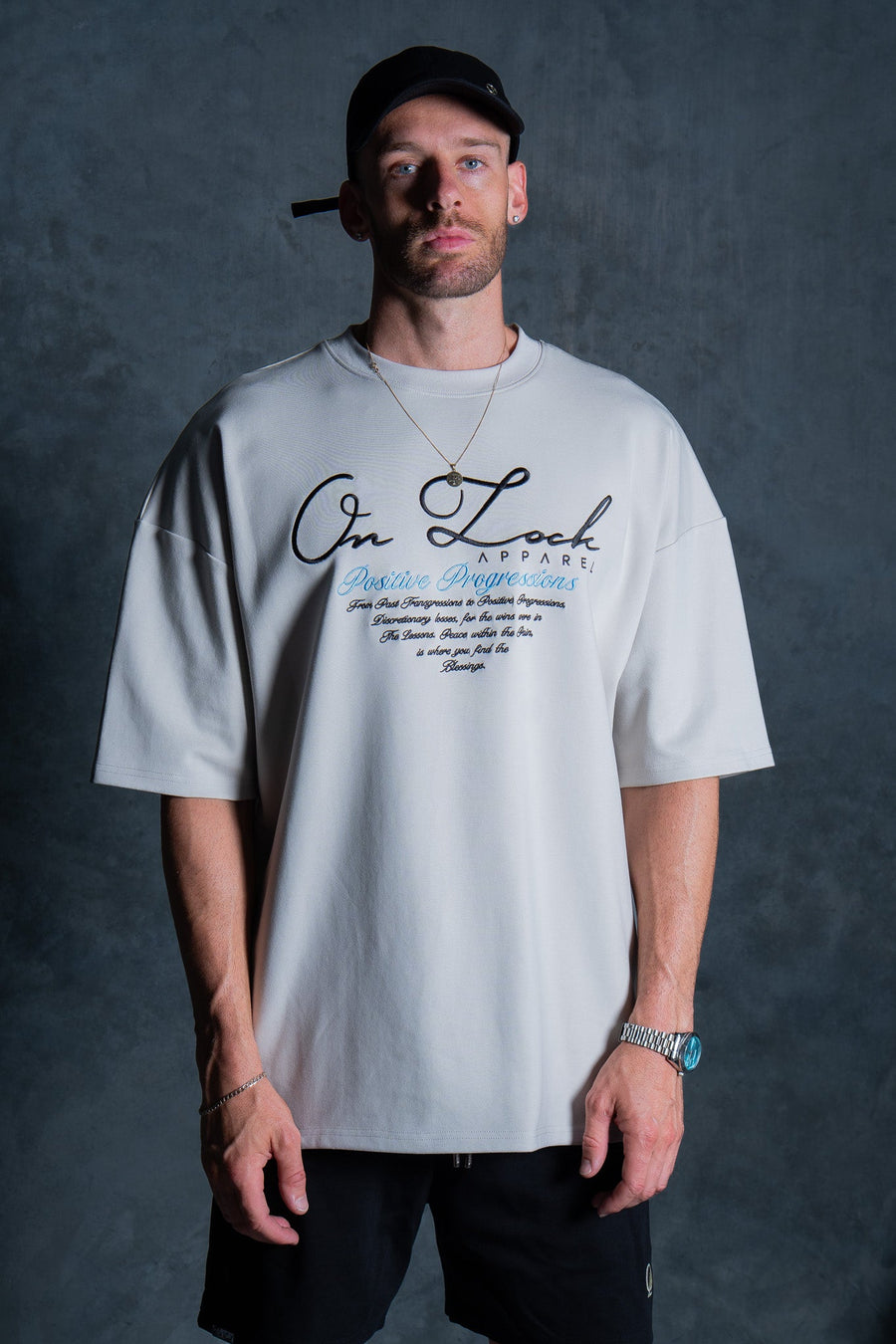 POSITIVE PROGRESSIONS TEE - PLATINUM - TEESOn Lock Apparel35751859049489