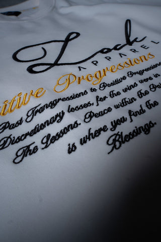 POSITIVE PROGRESSIONS TEE - SOFT WHITE - TEESOn Lock Apparel35751853848305