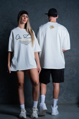 POSITIVE PROGRESSIONS TEE - SOFT WHITE - TEESOn Lock Apparel35751853848305