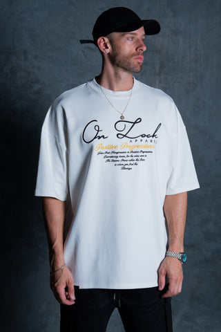 POSITIVE PROGRESSIONS TEE - SOFT WHITE - TEESOn Lock Apparel35751853848305