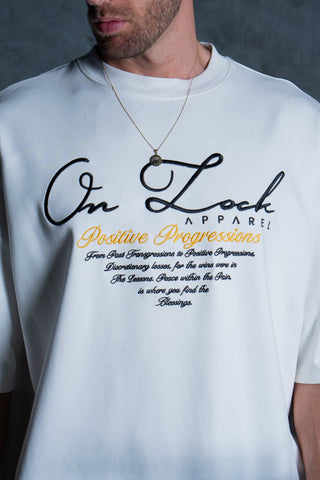 POSITIVE PROGRESSIONS TEE - SOFT WHITE - TEESOn Lock Apparel35751853848305