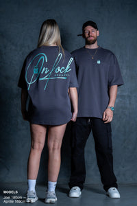 SIGNATURE TEE - CHARCOAL