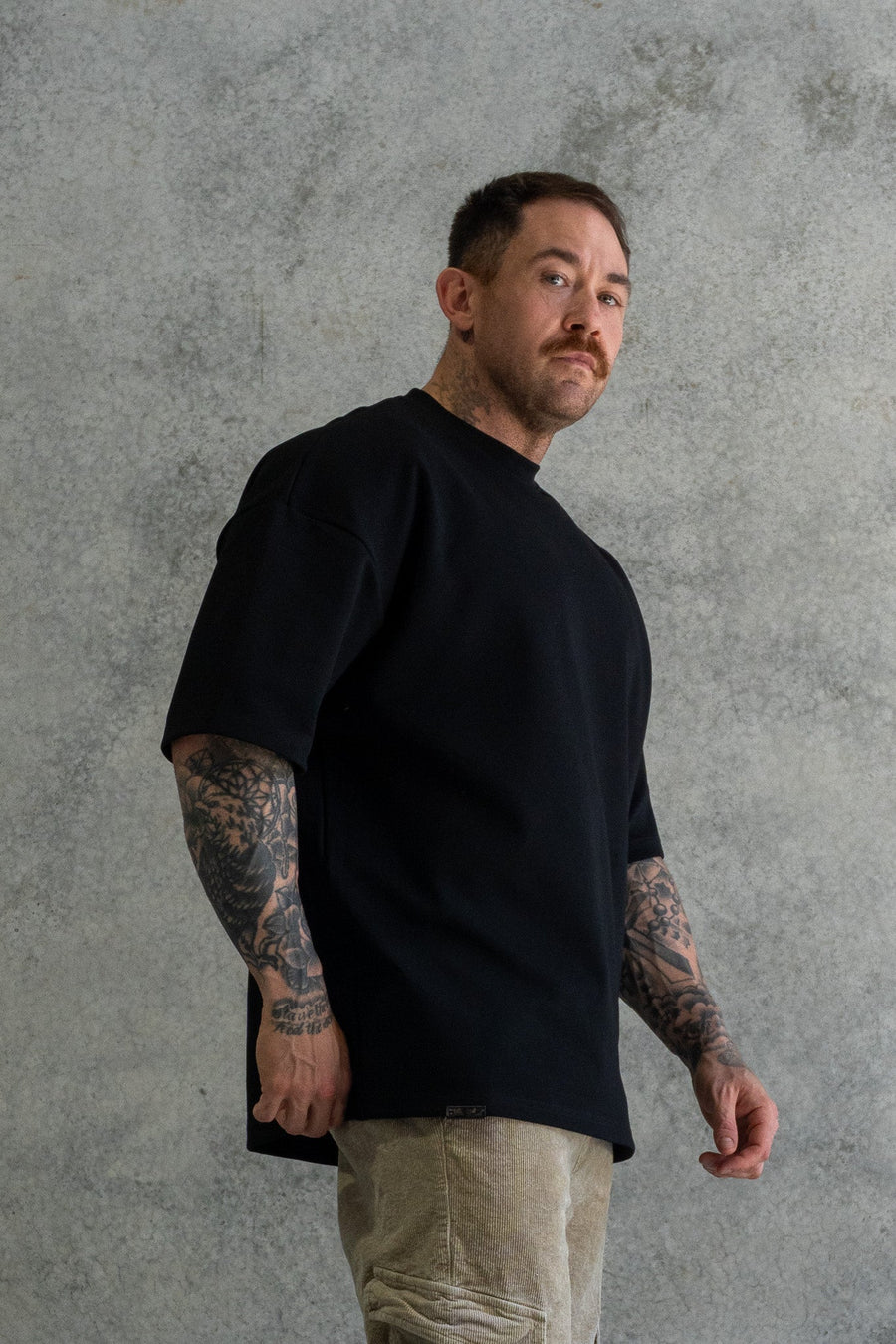 SIMPLICITY TEE - PITCH BLACK - On Lock Apparel XS TEES